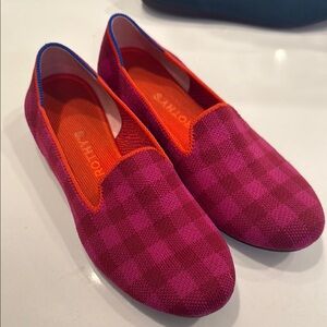 Rothy's Pink and Orange Flats for Casual Comfort